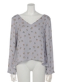 [BED&BREAKFAST]WILD ROSE Vneck Tops/GRAY
