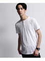 inner light henrly neck tee/ホワイト(002)