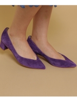 souhaiter（スエテ）スエードパンプス/ライトパープル(081)