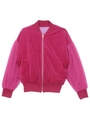 tullesleeve reversible blouson/pink