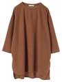 ・ビッグスリットチュニック/キャメル