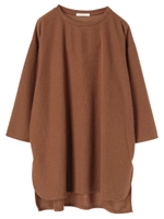・ビッグスリットチュニック/キャメル