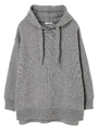 ・フーディニットチュニック/杢グレー