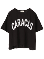 ・ロゴBIGリメイクTシャツ/ブラック