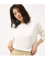 《1月10日まで期間限定価格》【AZUL BY MOUSSY】ボートネック変形リブプルオーバー/O/WHT