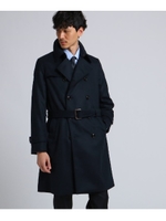 【 日本製 】 ウールビーバートレンチコート [ メンズ アウター コート ウール トレンチ カジュアル ビジネス ]/ダークネイビー(094)