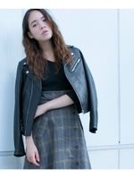 【25周年限定】リアルレザーライダースジャケット/ブラック(019)