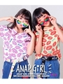 【ANAP GIRL】LIPロゴ柄Tシャツ/ホワイト(001)