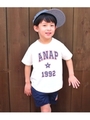 【ANAP KIDS】 カレッジロゴBIGTシャツ/ブルー(019)