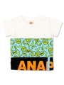 【ANAP KIDS】フルーツ柄切替Tシャツ/ホワイト(001)