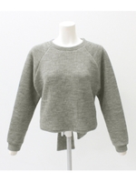 【ANAP】BACKオープンニットTOP【別売りSETUP】/グレー(006)