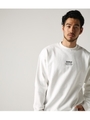 【AZUL BY MOUSSY】SAVAGE クルーネック長袖プルオーバー/WHT