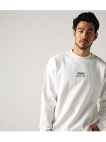 【AZUL BY MOUSSY】SAVAGE クルーネック長袖プルオーバー/WHT