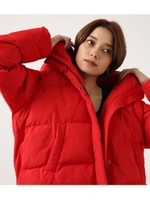 【AZUL BY MOUSSY】コクーンショート中綿コート 【MOOK48掲載 98005】/RED