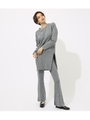【AZUL BY MOUSSY】サイドスリットロングニットプルオーバー【MOOK47掲載 97006】/T.GRY