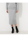 【AZUL BY MOUSSY】スウェッタータイトスカート/T.GRY