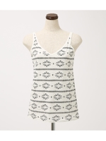 【AZUL BY MOUSSY】ネイティブ柄TANK/柄WHT