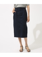 【AZUL BY MOUSSY】パッチポケットタイトスカート/NVY