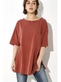 【AZUL BY MOUSSY】ピグメント BIG TEE/D/ORG