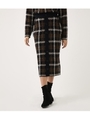 【AZUL BY MOUSSY】フロントボタンニットスカート/柄NVY