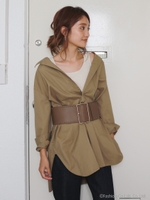 【Ca】スキッパービッグシャツ/KHK
