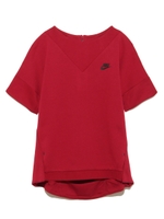 【NIKE】ナイキ ウィメンズ テック フリース S/S クルー/RED