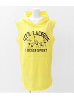 【Sandie anap】「LET’S LACROSSE」フーディーワンピース/イエロー(024)