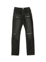 【UNDER ANAP】ダメージモノトーンスキニーパンツ/ブラック(027)