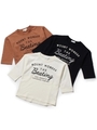 【WEB限定/150cmまで】刺しゅうロゴTシャツセット/ホワイト(000)