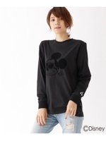 【WEB限定】サングラス 長袖Tシャツ(ミッキーマウス)/ブラック(019)