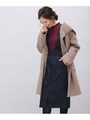 【WEB限定】スライバーボアボンディングコート/グレーベージュ
