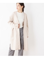 【WEB限定】フェイクスエードコクーンコート/ライトベージュ(851)