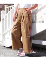 【anap mimpi】サイドラインワイドパンツ/ベージュ(005)