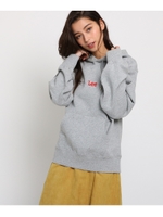 【コラボアイテム】Lee（リー）裏毛フーディロゴパーカー/グレー(012)