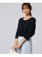 【洗える】メタルバータックプルオーバー/ネイビー(093)