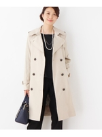 【防花粉・撥水】ライナー付防花粉トレンチコート/ベージュ(052)