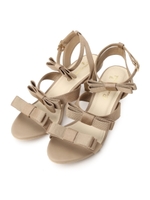 ◆トリプルリボンサンダル/ベージュ(054)