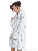 ゆめかわパーカー/ブルー