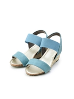 ウェッジソールサンダル/ブルー(392)