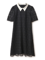 エリツキレースミニワンピ/ブラック