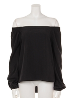 オフショルダーBLOUSE/ブラック