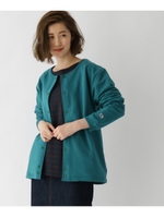 カーディガン BCワッペン スポーツ 吸湿発熱/ライトグリーン(021)