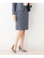 カルゼタイトスカート/ブルー(092)