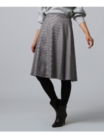 ガンクラブ　台形スカート/ブラック(219)