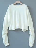 ギャザースウェット/IVORY