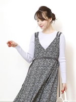 クルーネックニット/ラベンダー