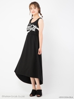 コカ・コーラ ノースリロングワンピース/グレー