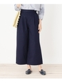 コットンチノパンツ/ブルー系(095)