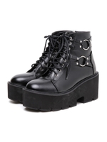 サイドハーネスリングブーツ/ブラック