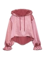 サテンショートフーディ/PNK